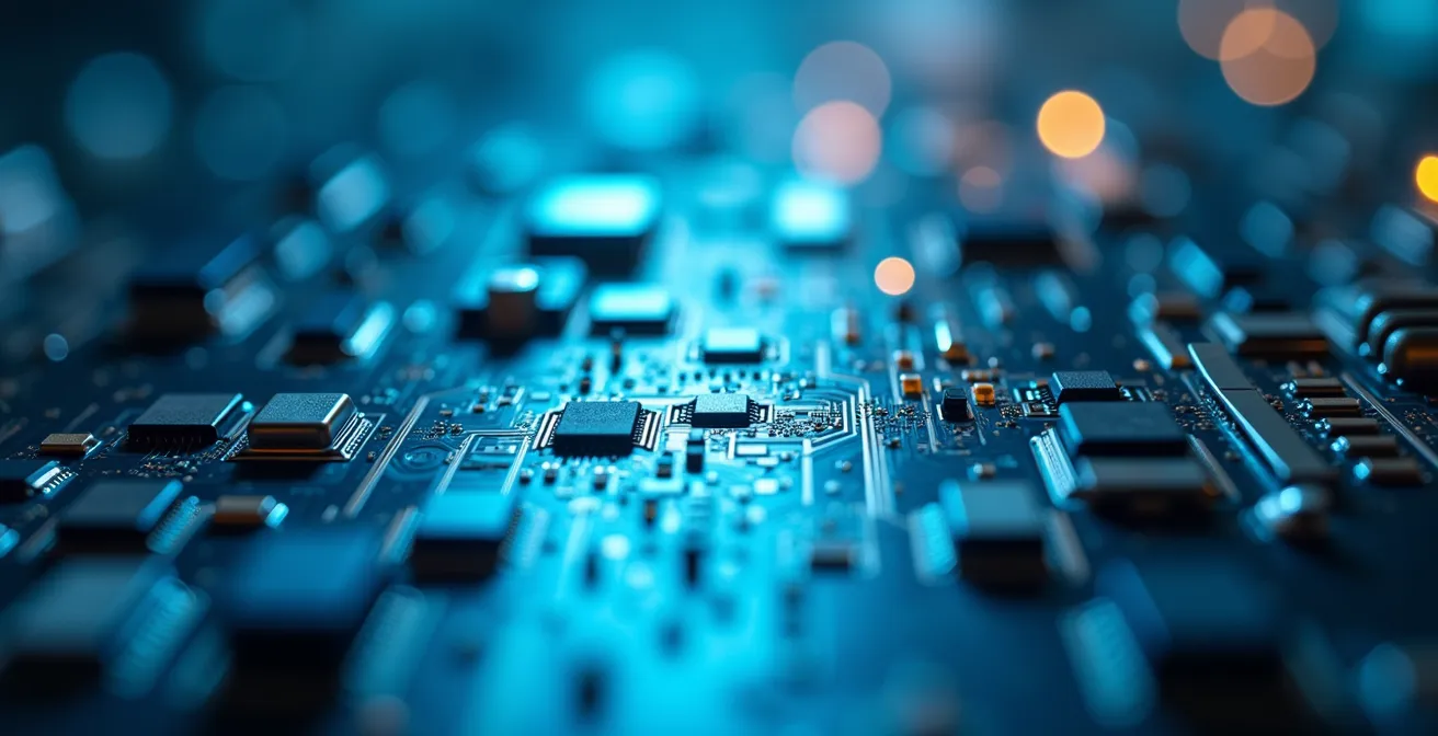 Vue macro de détails technologiques dans l'hôtellerie moderne