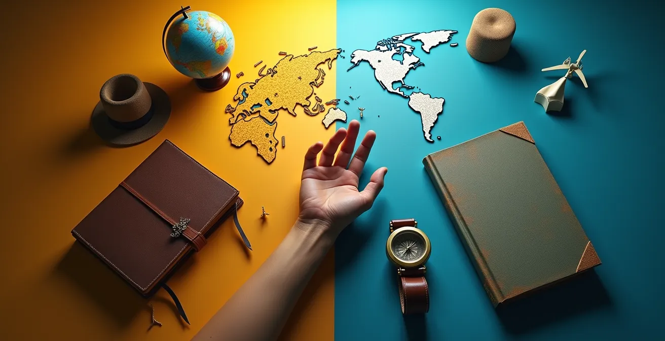 Représentation symbolique d'un professionnel du tourisme entre tradition et modernité